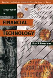 Cover of: Introduction to financial technology by Roy S. Freedman