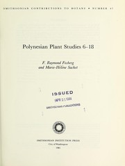 Cover of: Polynesian plant studies #6-18