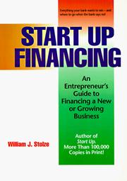 Start up financing by William J. Stolze