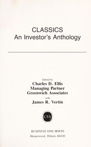 Cover of: Classics by edited by Charles D. Ellis with James R. Vertin.