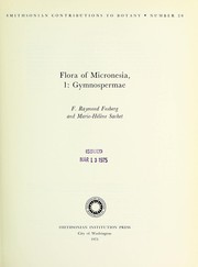 Cover of: Flora of Micronesia, gymnospermae
