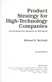 Cover of: Product strategy for high-technology companies: accelerating your business to web speed