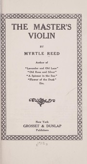 Cover of: The master's violin