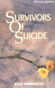 Cover of: Survivors of Suicide by Rita Robinson
