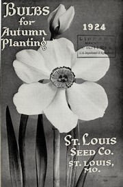 Cover of: Bulbs for autumn planting: 1924