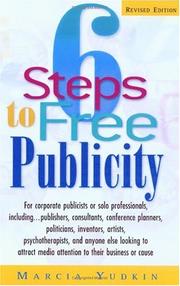 Cover of: 6 steps to free publicity