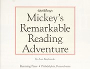 Cover of: Walt Disney's Mickey's remarkable reading adventure