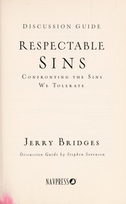 Cover of: Respectable sins by Jerry Bridges