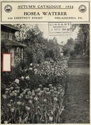 Cover of: Autumn catalogue: 1924