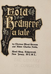Cover of: Hold Redmere: a tale