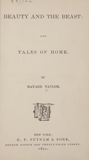 Cover of: Beauty and the beast and Tales of home \
