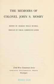 Memoirs by John Singleton Mosby