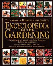 Cover of: The American Horticultural Society encyclopedia of gardening by Christopher Brickell, Elvin McDonald, Trevor J. Cole