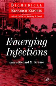 Cover of: Emerging infections by Richard M. Krause