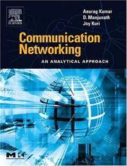 Cover of: Communication networking: an analytical approach