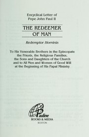 Cover of: The redeemer of man = by Pope John Paul II