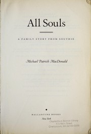 All souls by Michael Patrick MacDonald