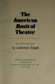 Cover of: The American musical theater