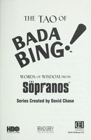 Cover of: The Tao of Bada Bing!: Words of Wisdom from the Sopranos