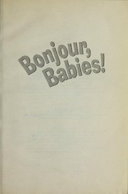 Cover of: Bonjour, babies!