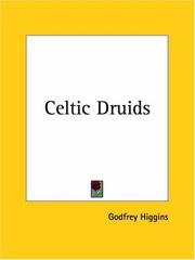 Cover of: The Celtic Druids
