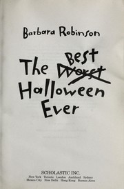Cover of: The best Halloween ever by Barbara Robinson
