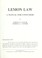 Cover of: Lemon law