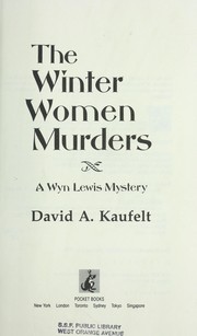 Cover of: The winter women murders: a Wyn Lewis mystery