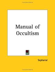 Cover of: Manual of Occultism