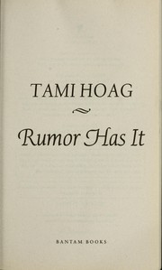 Rumor has it by Tami Hoag