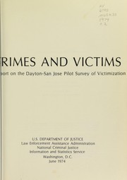 Crimes and victims by Carol B. Kalish