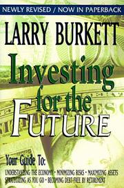 Cover of: Investing for the future