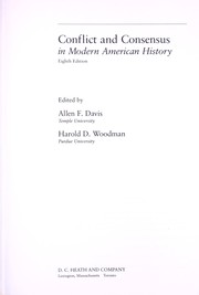 Cover of: Conflict and consensus in modern American history