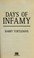Cover of: Days of infamy