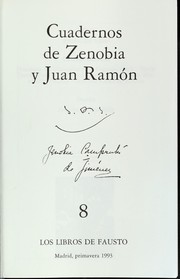 Cover of: Cuadernos de Zenobia y Juan Ramón