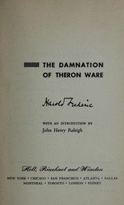 Cover of: The damnation of Theron Ware. by Harold Frederic
