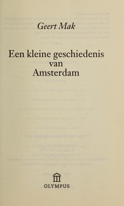 Cover of: Een kleine geschiedenis van Amsterdam