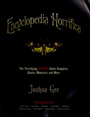 Cover of: Encyclopedia horrifica by Joshua Gee