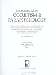 Cover of: Encyclopedia of Occultism & Parapsychology
