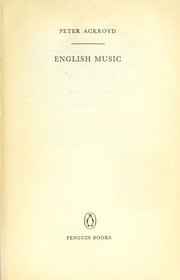 Cover of: English music