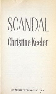 Cover of: Scandal by Christine Keeler