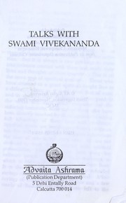 Cover of: Talks with Swami Vivekananda by Vivekananda