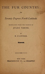 Cover of: The fur country by Jules Verne