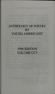 Anthology of poetry by young Americans