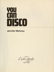 Cover of: You can disco by Jennifer Meloney
