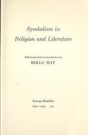 Cover of: Symbolism in religion and literature.