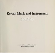 Cover of: Korean music and instruments