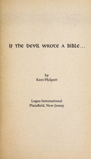Cover of: If the devil wrote a bible