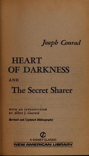 Cover of: Heart of darkness ; and, the secret sharer by Joseph Conrad
