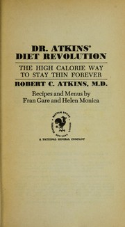 Dr. Atkins' diet revolution by Atkins, Robert C.
